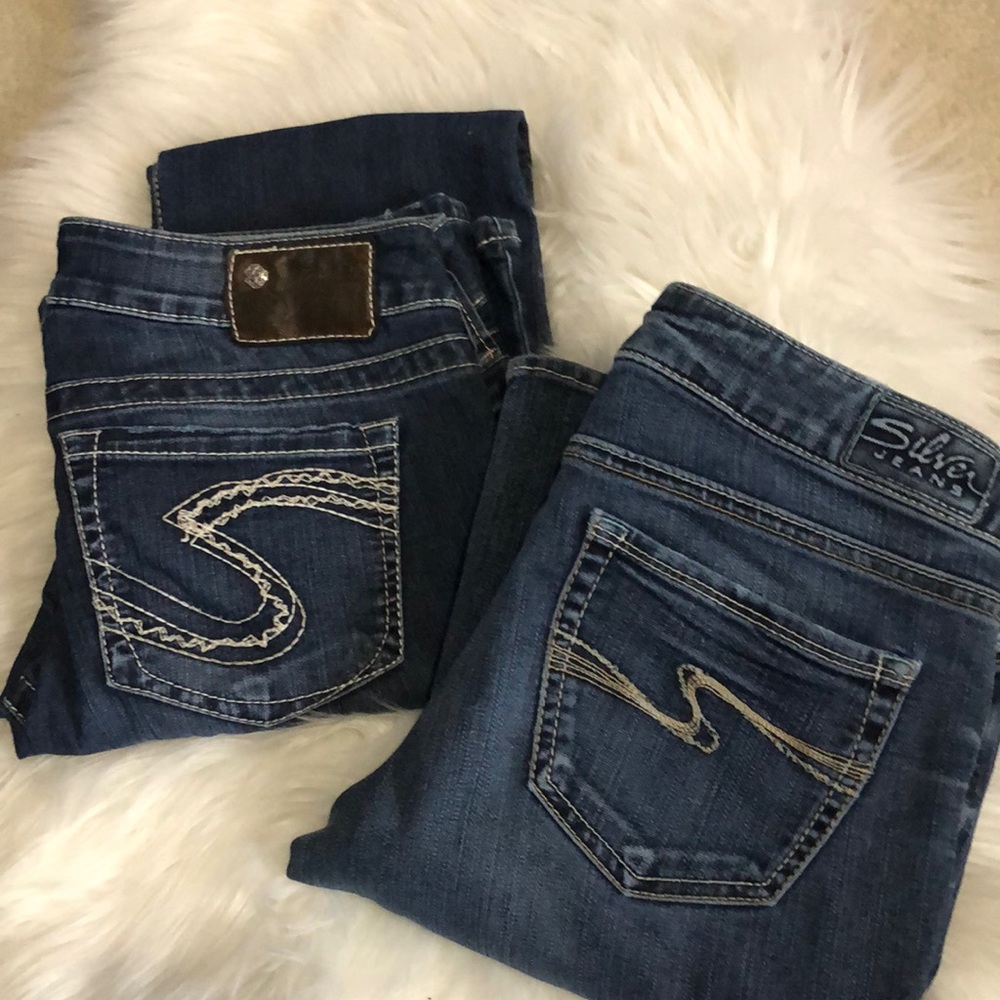 Silver jeans Aiko size 27/33 and sober Tuesday 28/33 - Picture 1 of 8